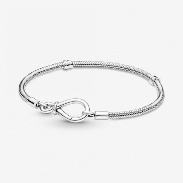 στιγμές άπειρος κόμπος Pandora Greece Snake Chain βραχιόλι