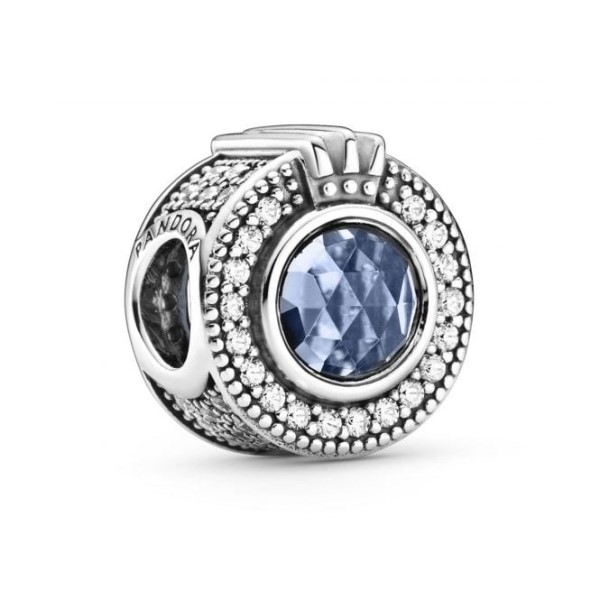 Signature Sparkling Blue Crown O Charms Pandora Greece