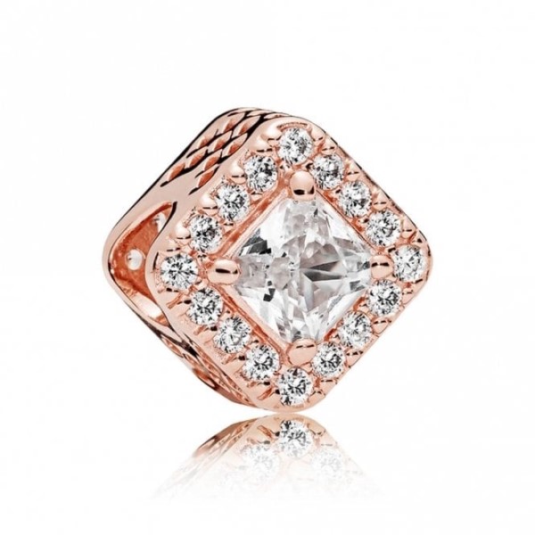 τετράγωνο Sparkle Halo Charms Pandora Greece